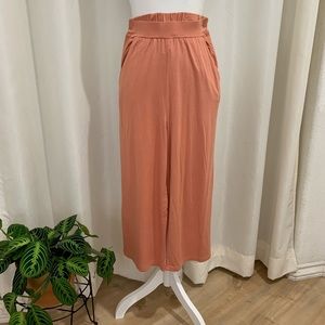 Cotton On.  Lauren Drapey Culottes.  Burnt Sienna.